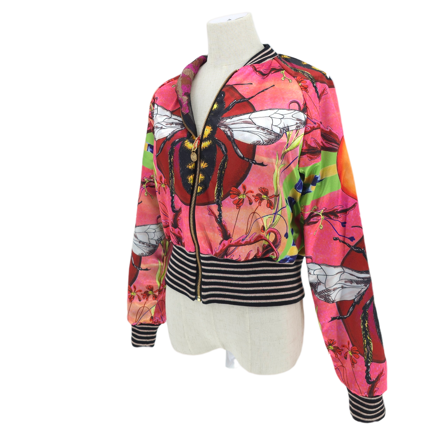 Medium Bougainvillea and Gold Brocade