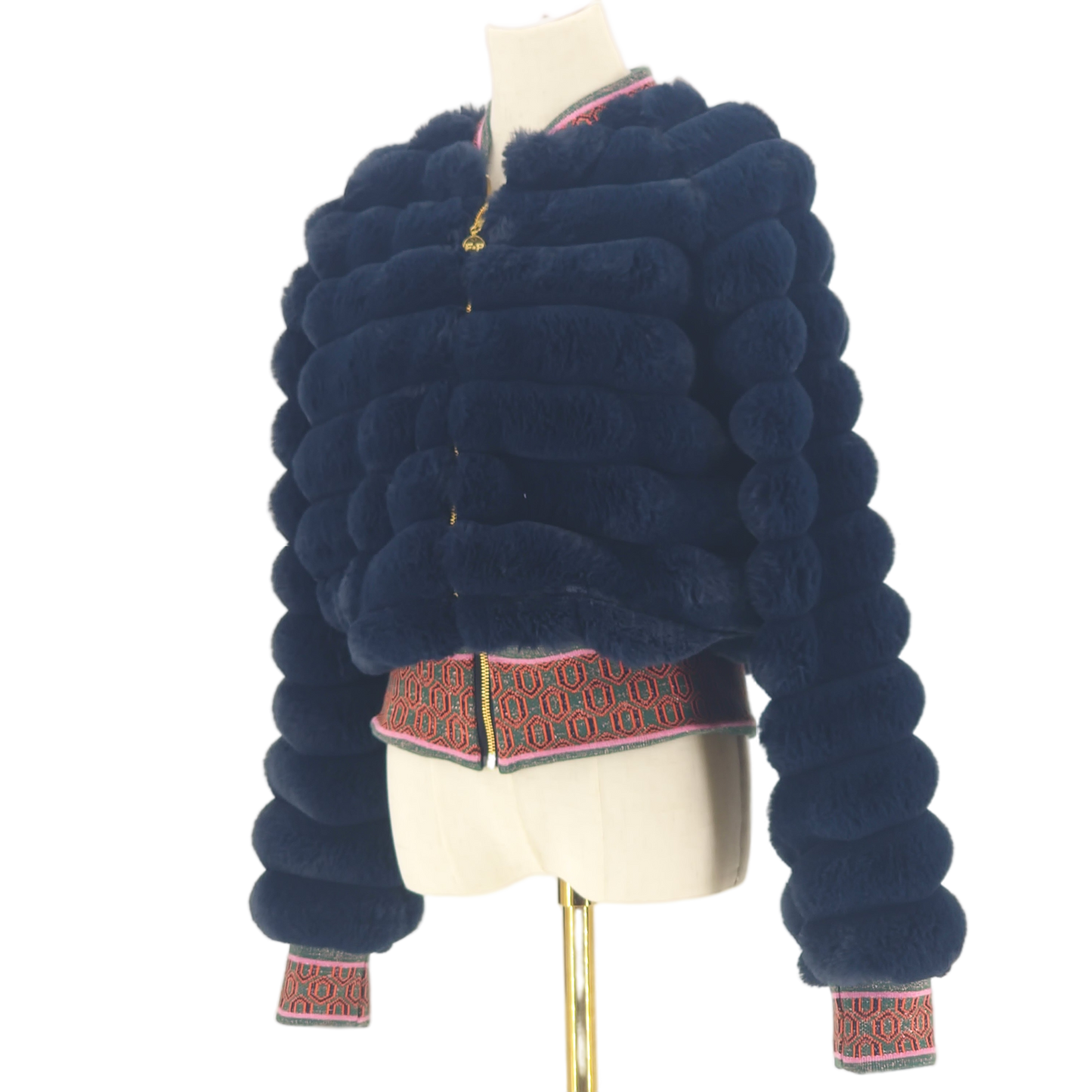 Large Navy Fur