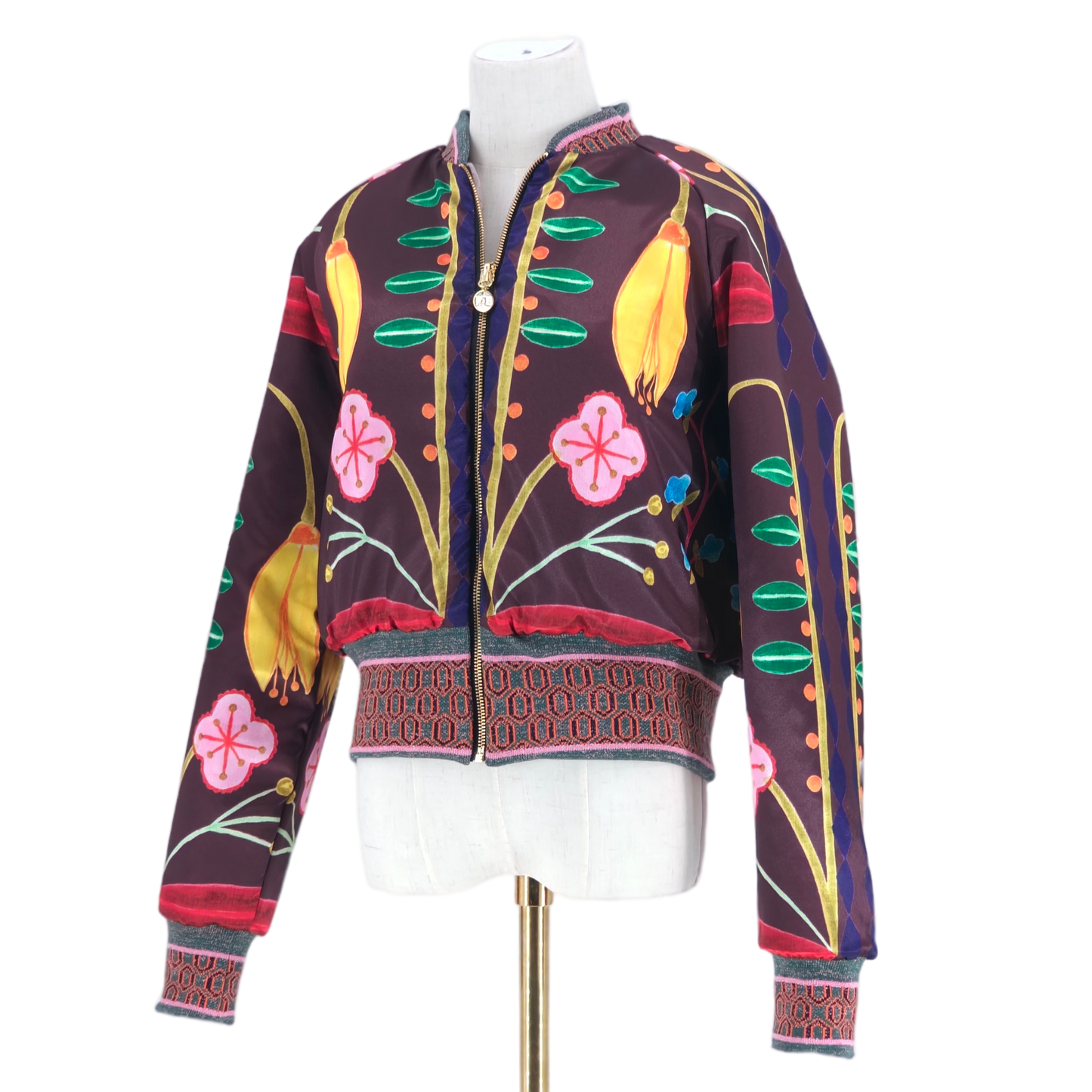 Large Pale Pink Quilted Velvet