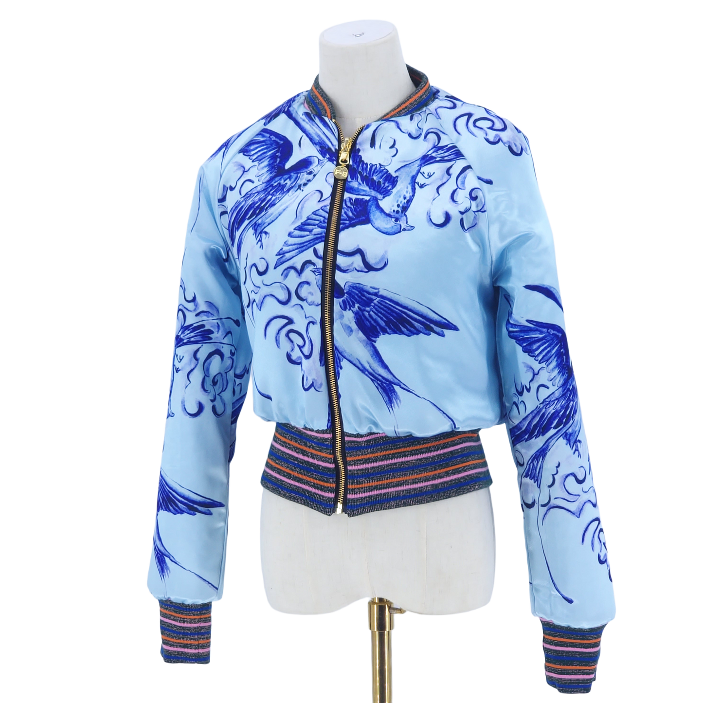 Medium Navy Quilted Velvet
