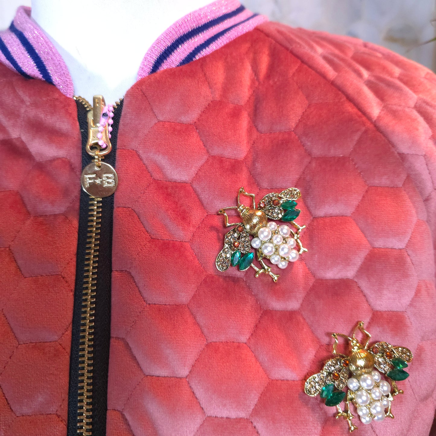 Medium Pink Quilted