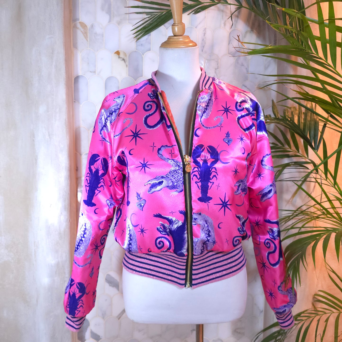 Medium Pink Quilted