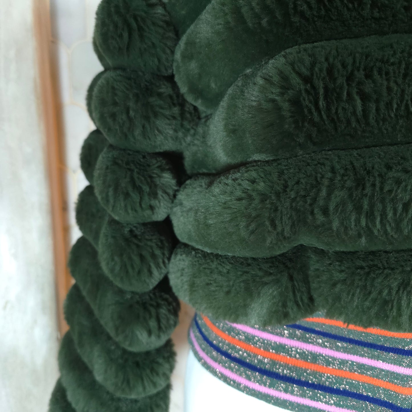 Small Forest Green Fur