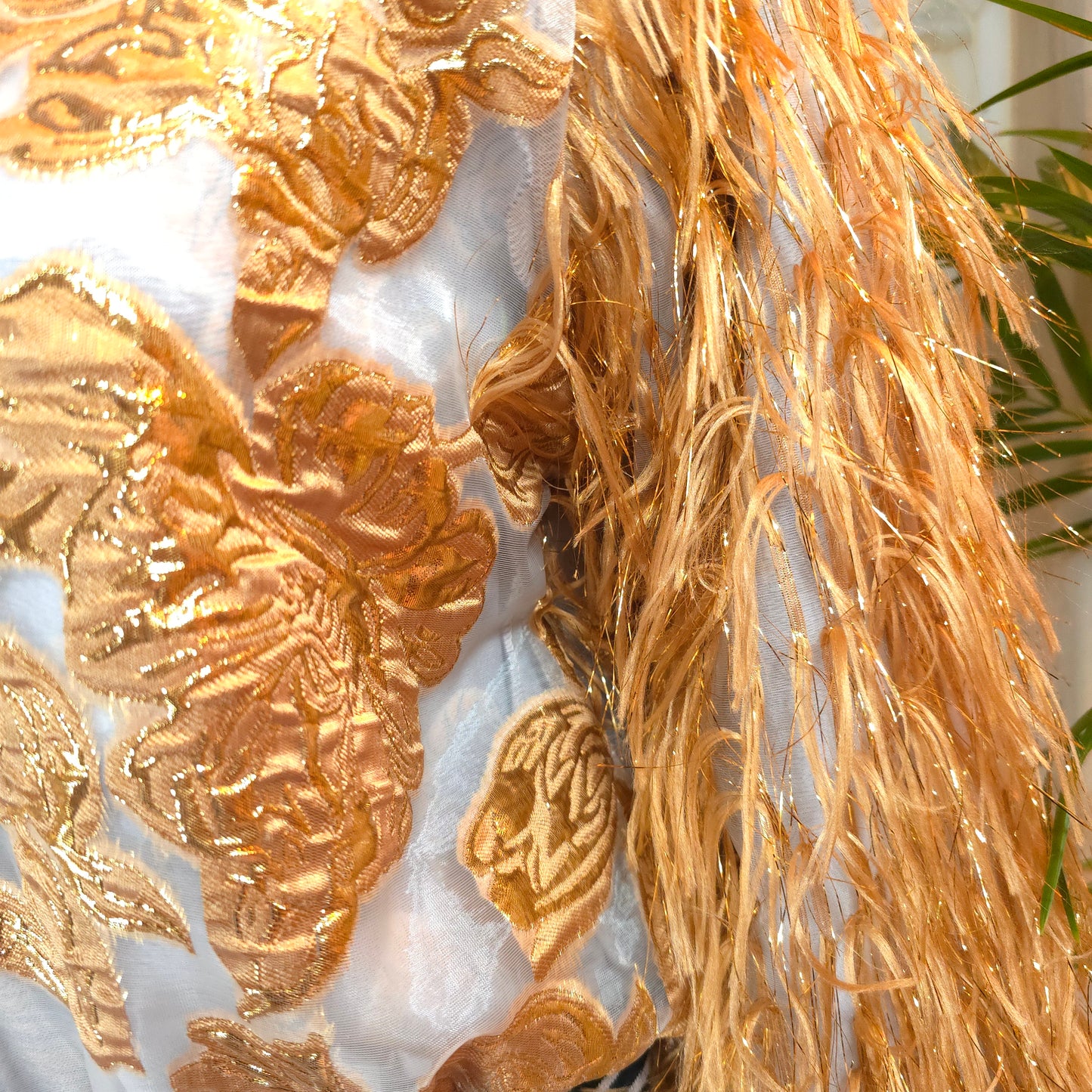 Large Copper Brocade