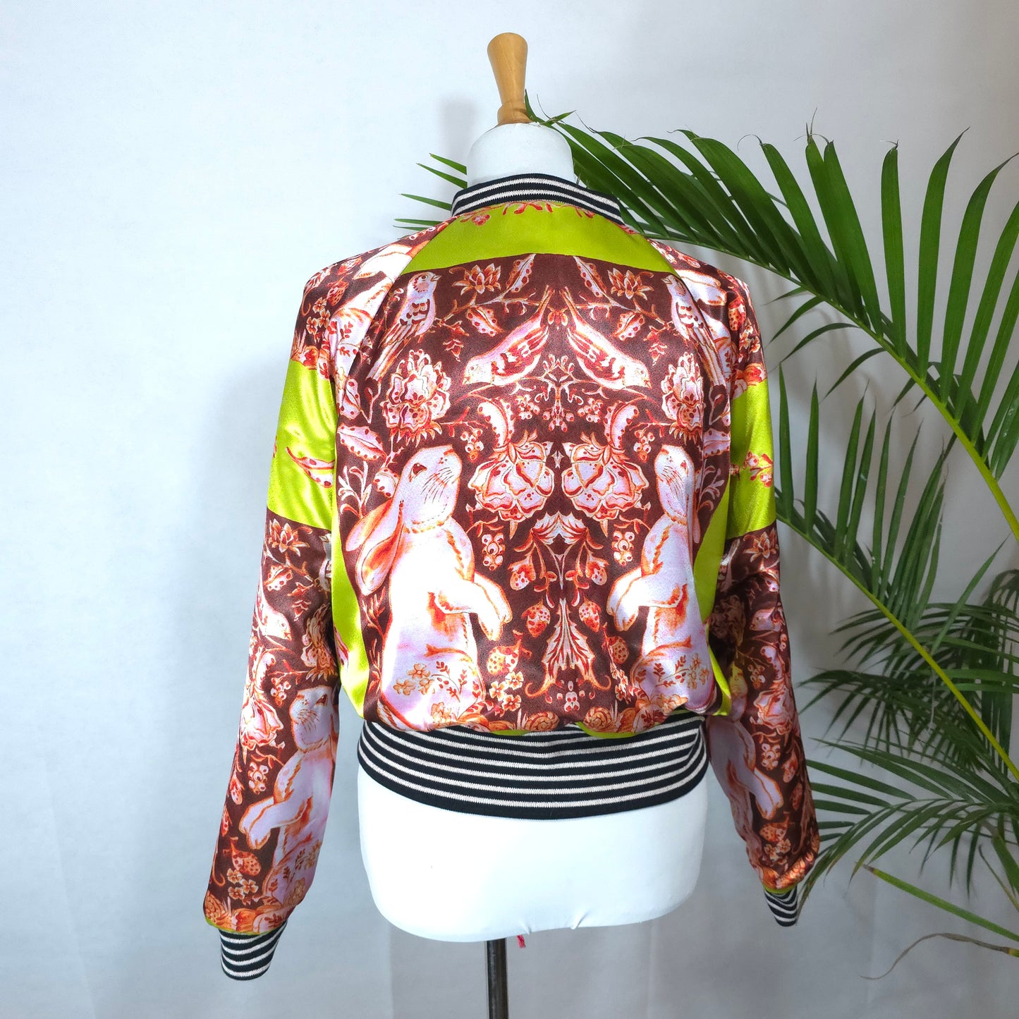 Large Black Brocade