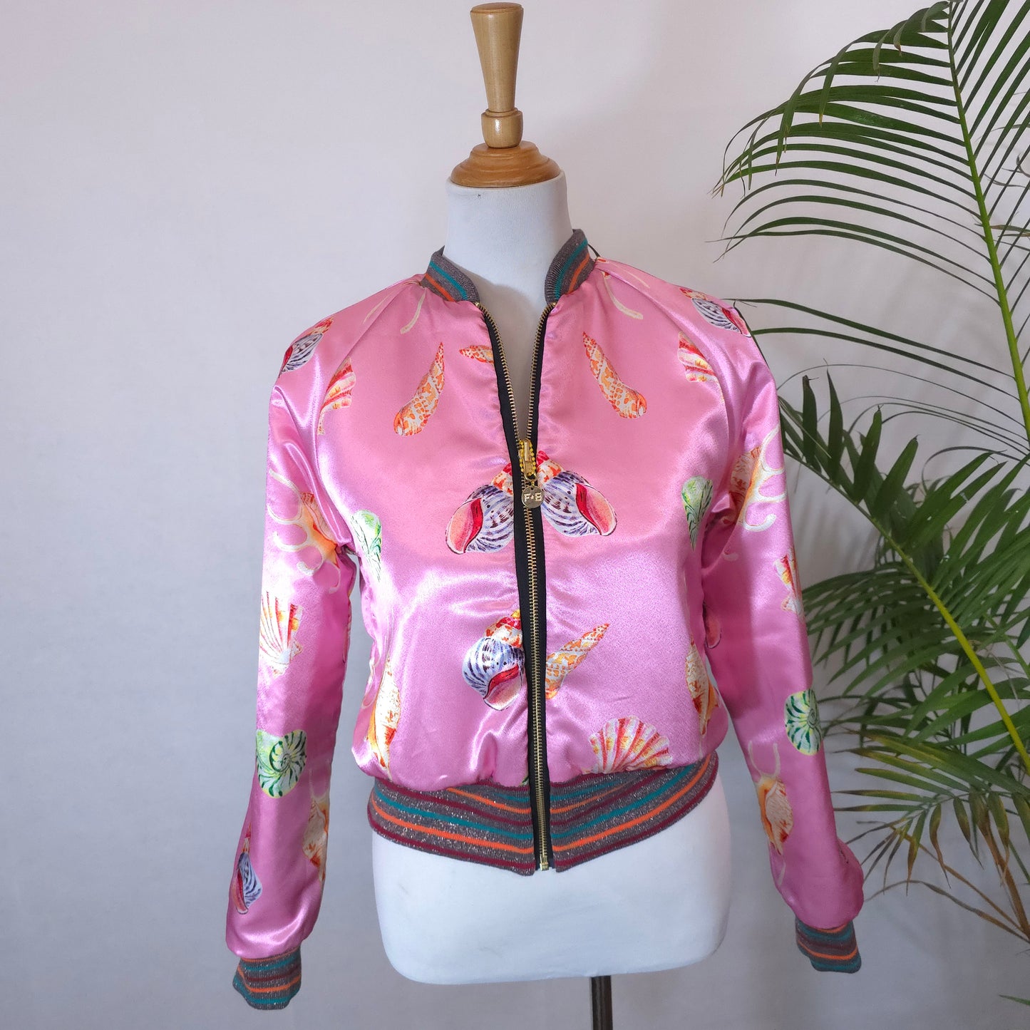 Medium Pale Pink Quilted Velvet