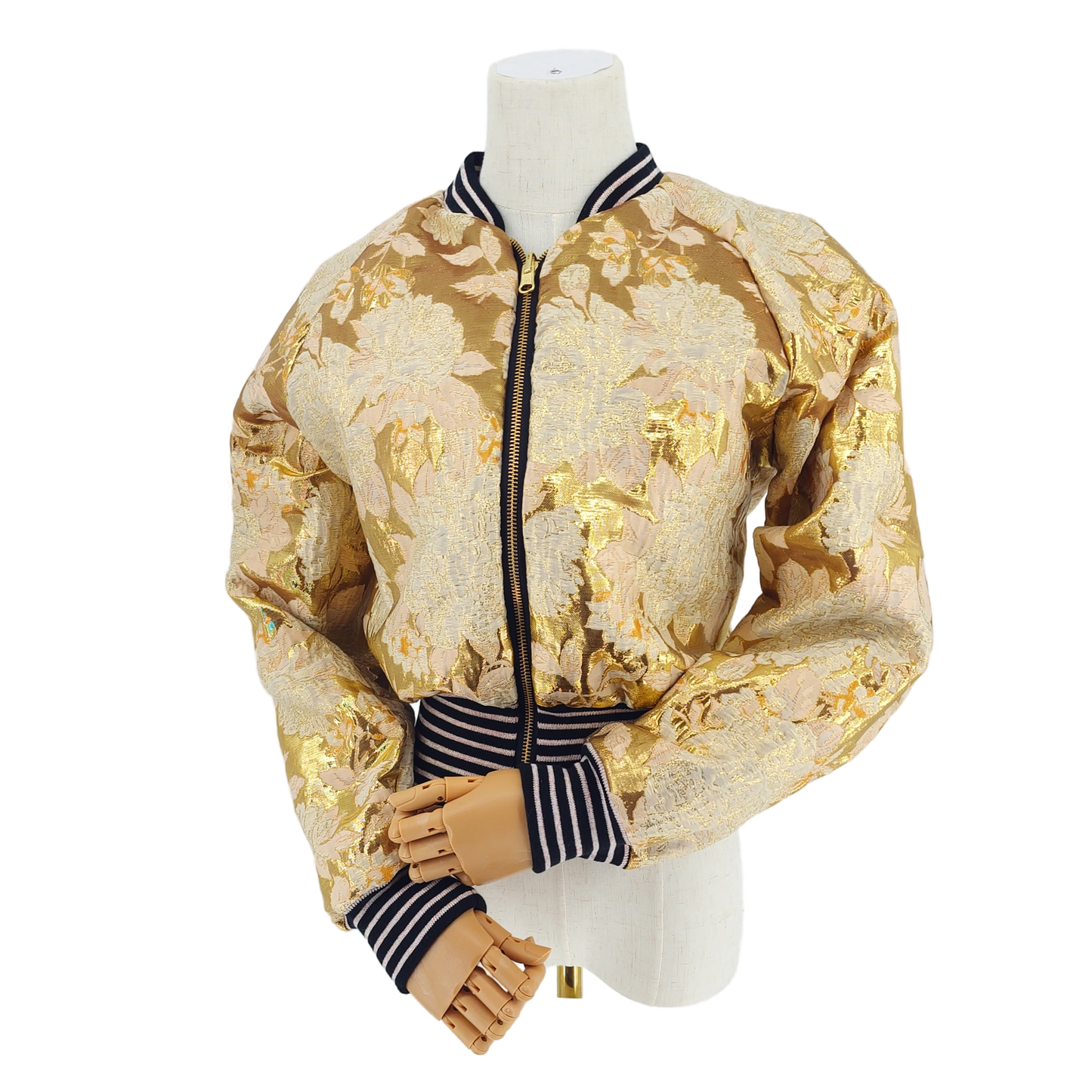 Small Gold Flower Brocade