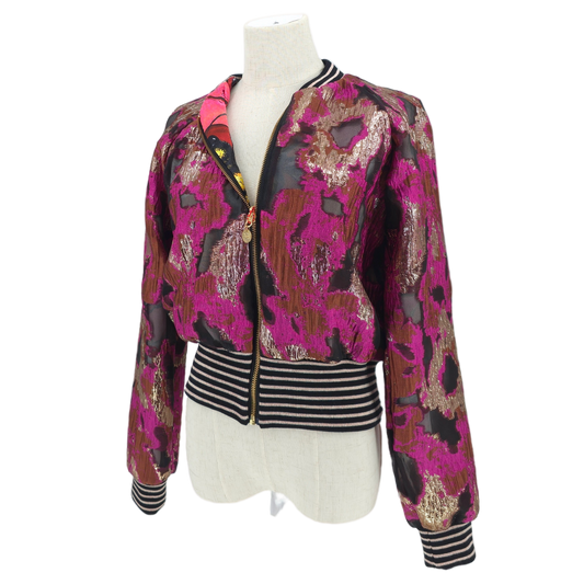 Medium Bougainvillea and Gold Brocade