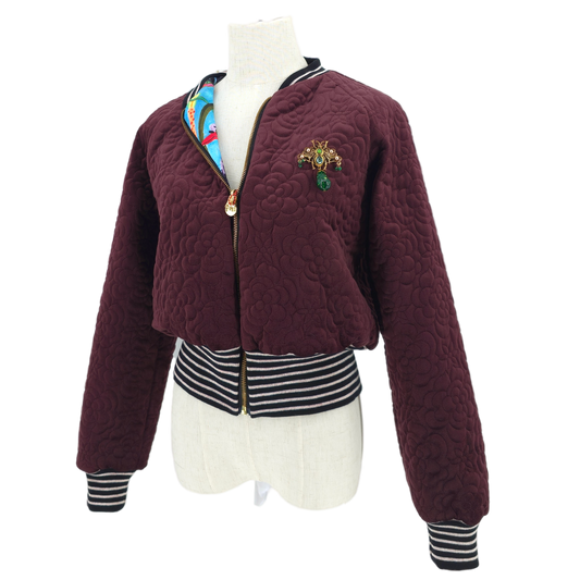 Medium Bordeaux Quilted