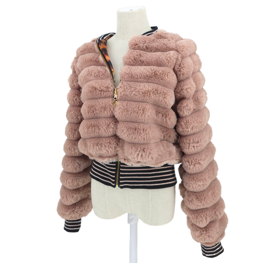 Large Dusty Pink Fur