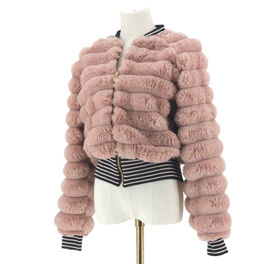 Large Dusty Pink Fur
