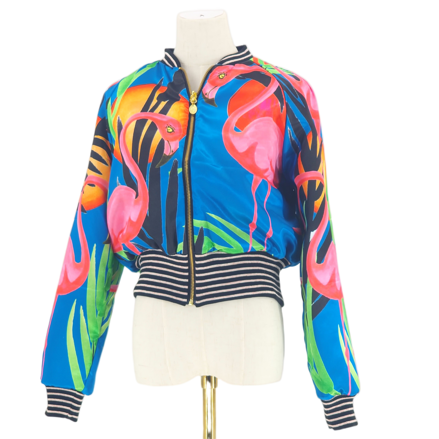 Medium Black Brocade