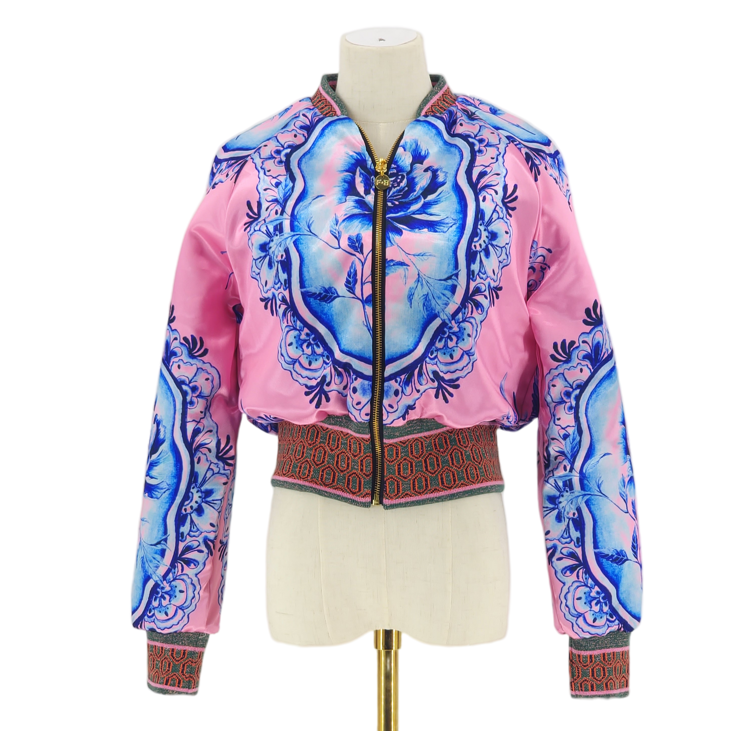 Medium Pale Pink Quilted Velvet