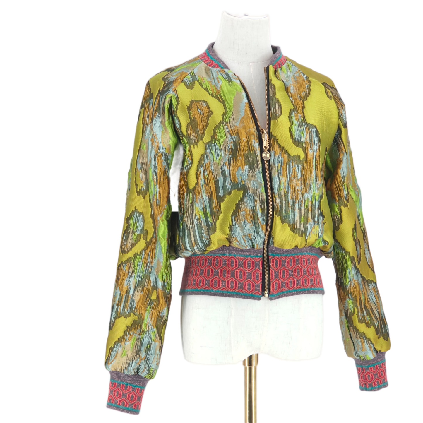 Medium Chartreuse Brocade