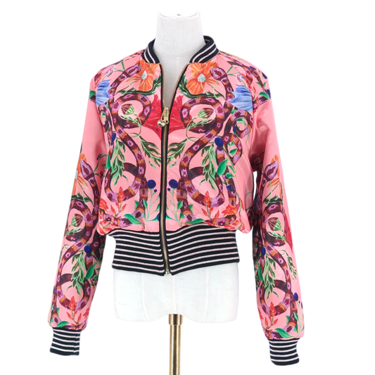 Large Blush Pink and Gold Brocade