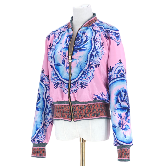 Large Bougainvillea and Gold Brocade