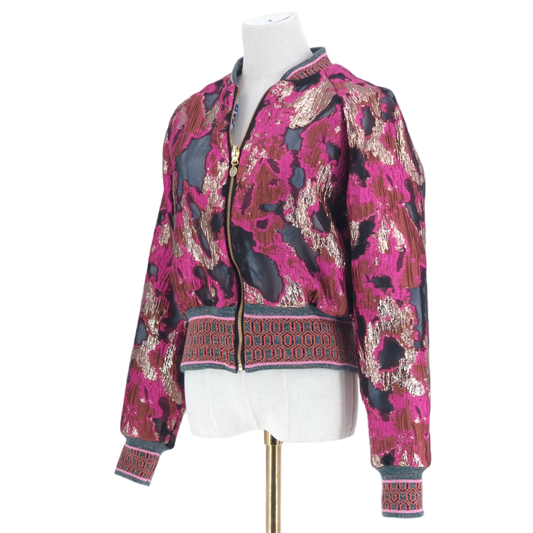 Large Bougainvillea and Gold Brocade