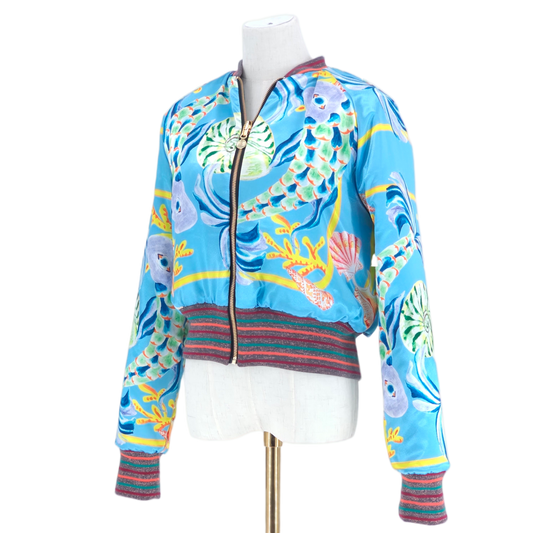 Large Teal Quilted Velvet