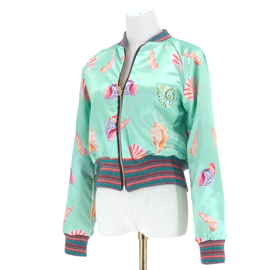 Small Metallic Blush Pink and Bronza Brocade