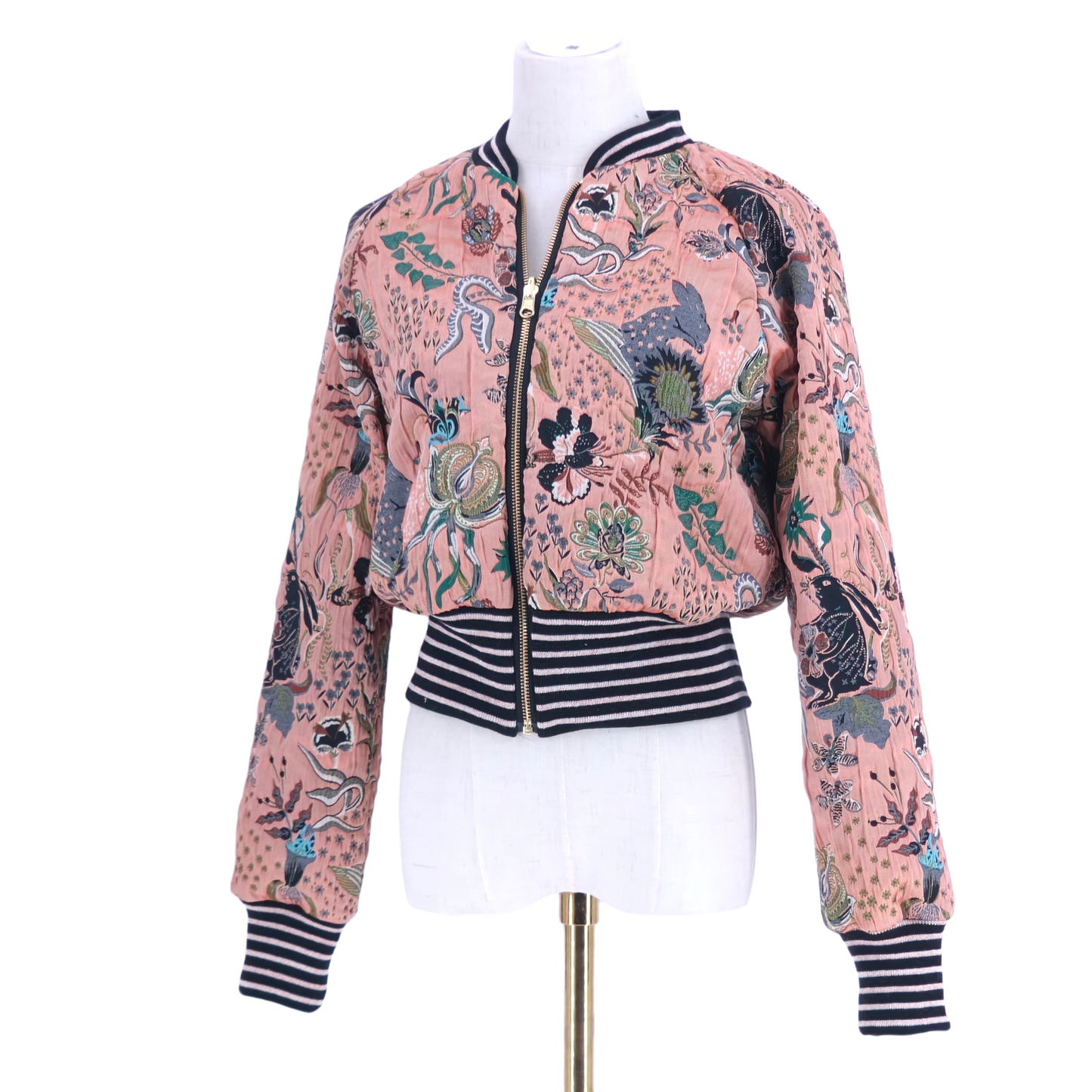 Small Blush Peach Bunny Jacquard