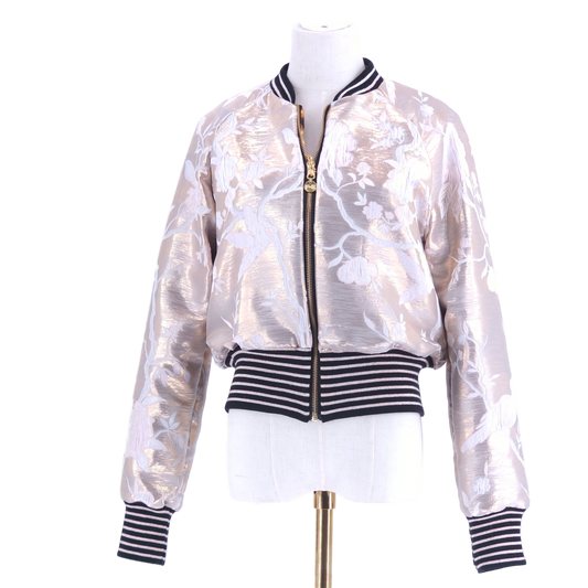 Medium Gold Boutanical Brocade