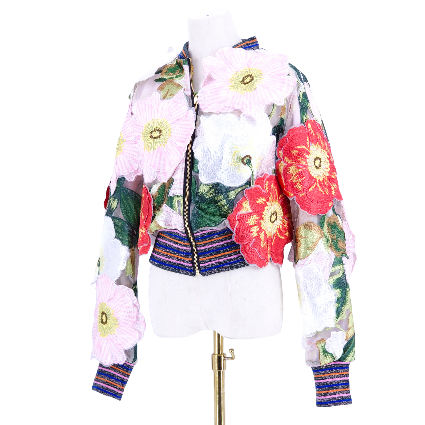 Large Big 3D Flower Brocade