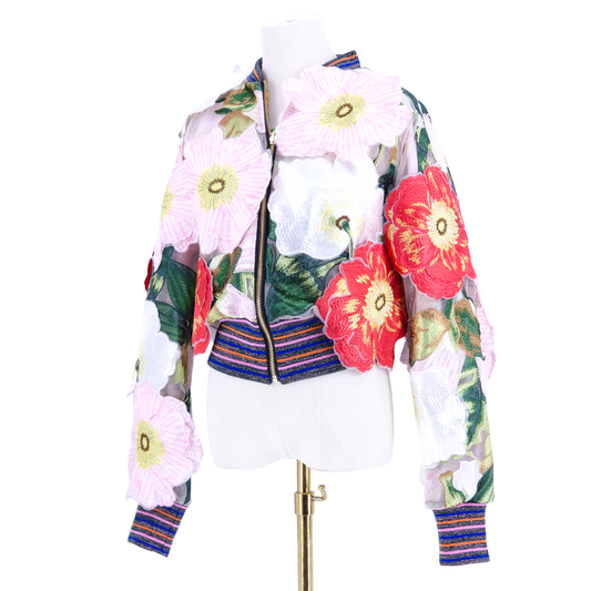 Large Big 3D Flower Brocade