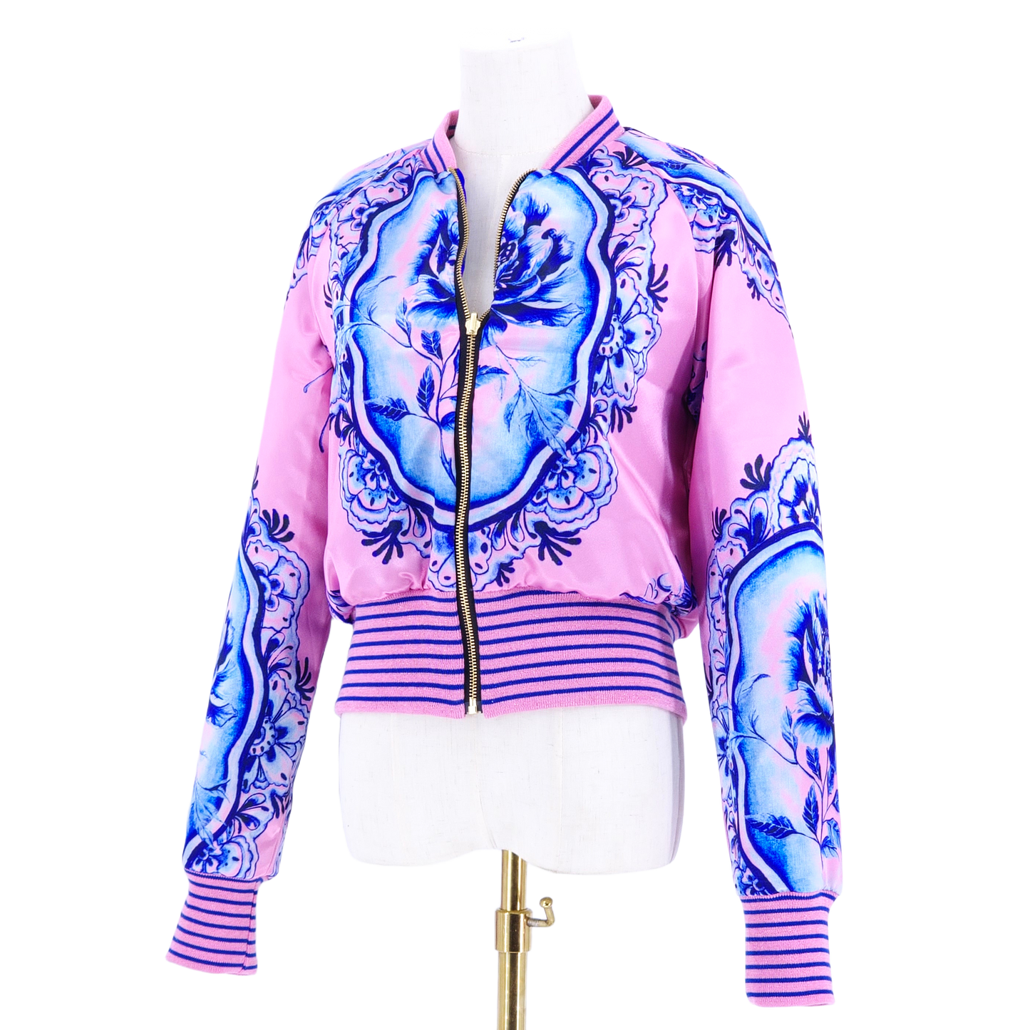 Medium Electric Blue Jacquard