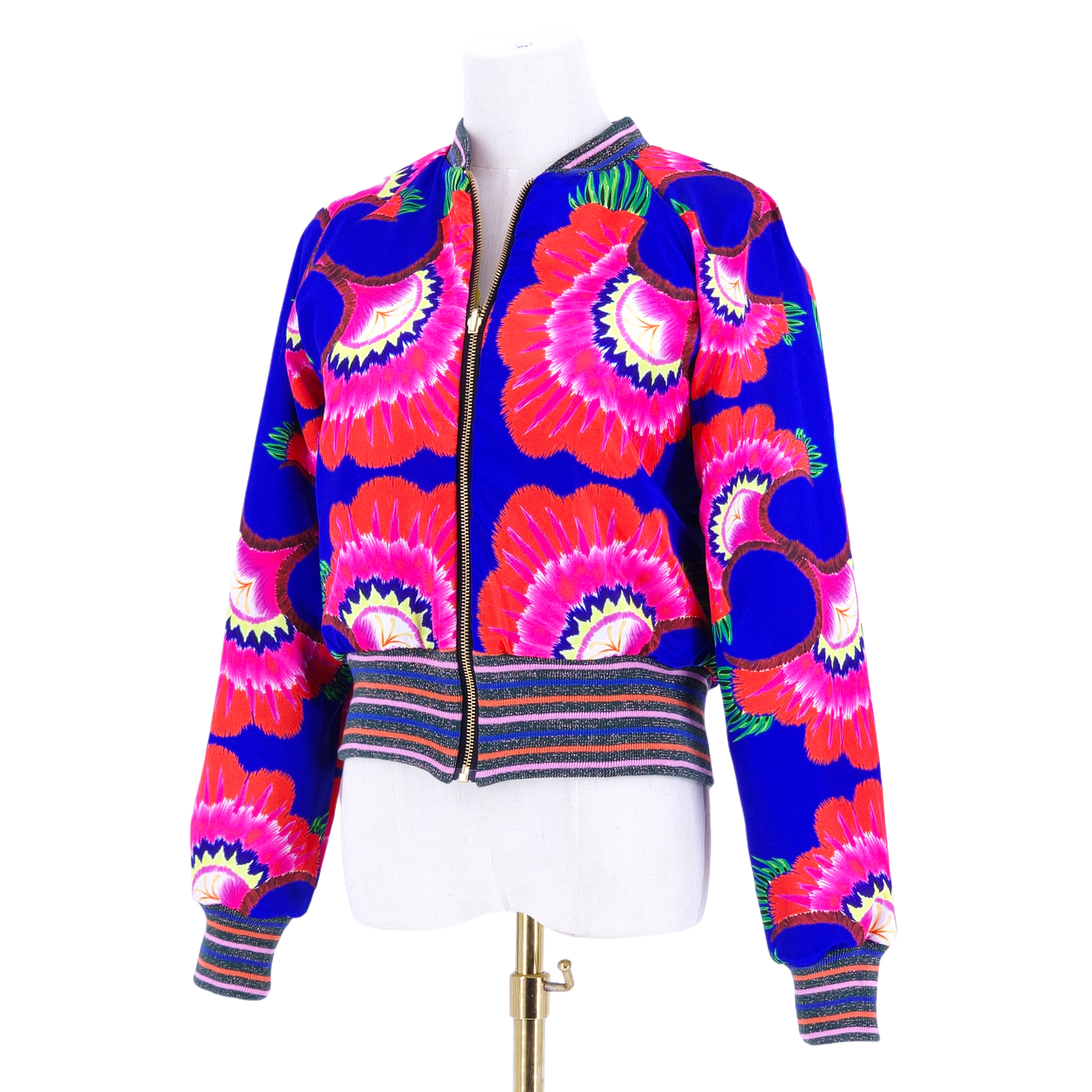 Medium Blush Pink Quilted Velvet with Feather Like Fluff Sleeves