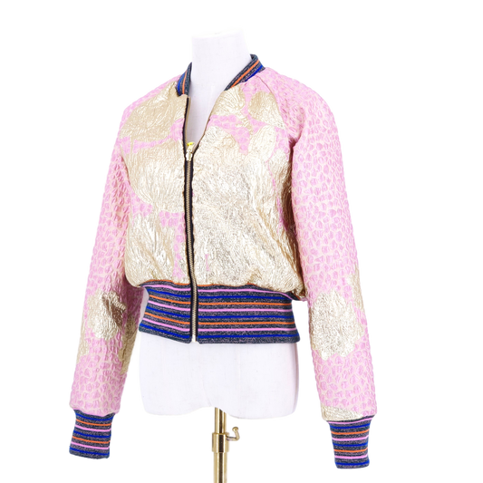 Small Pink and Gold Brocade