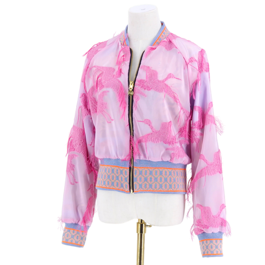 Medium Pink Flying Flamingos