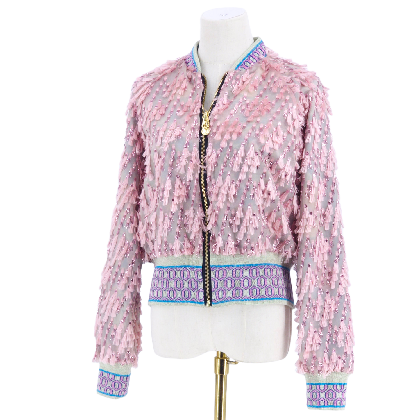 Medium Pink Fine Tassels