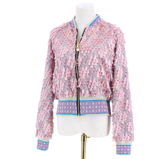 Medium Pink Fine Tassels