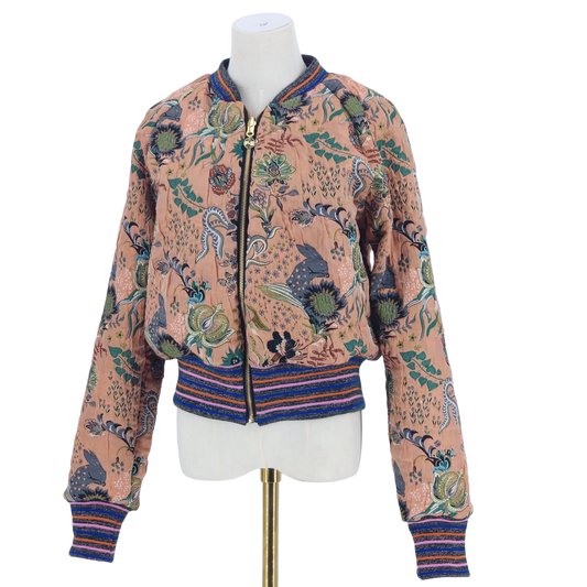 Large Blush Peach Bunny Jacquard