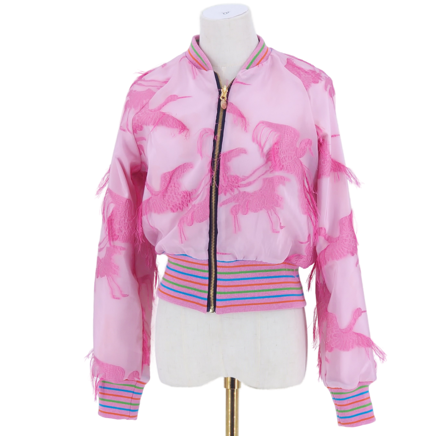 Small Pink Flying Flamingos