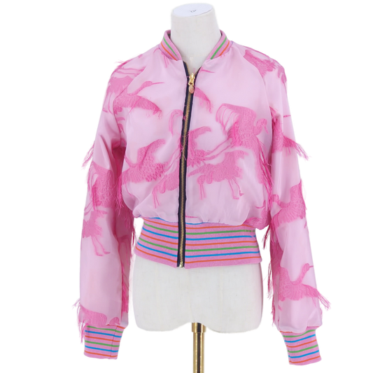 Small Pink Flying Flamingos
