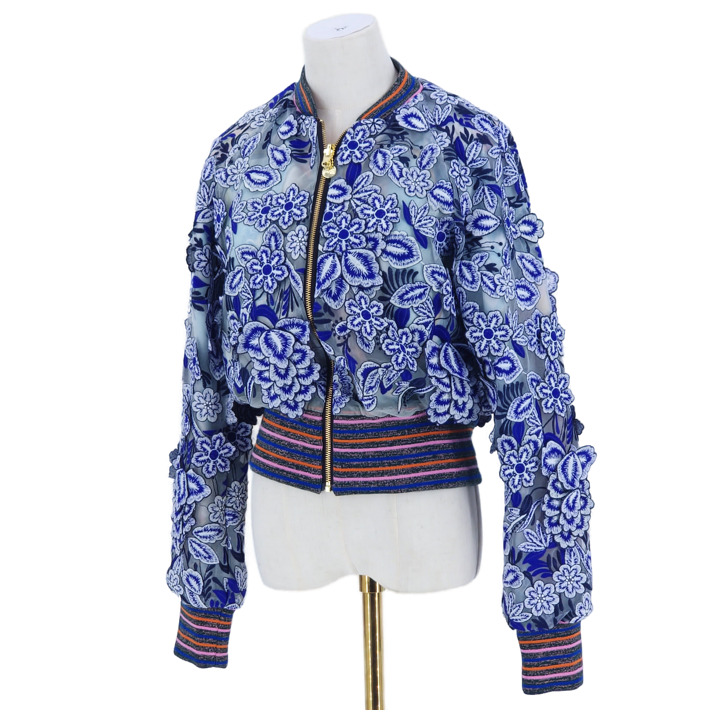 Medium Blue 3D Flowers