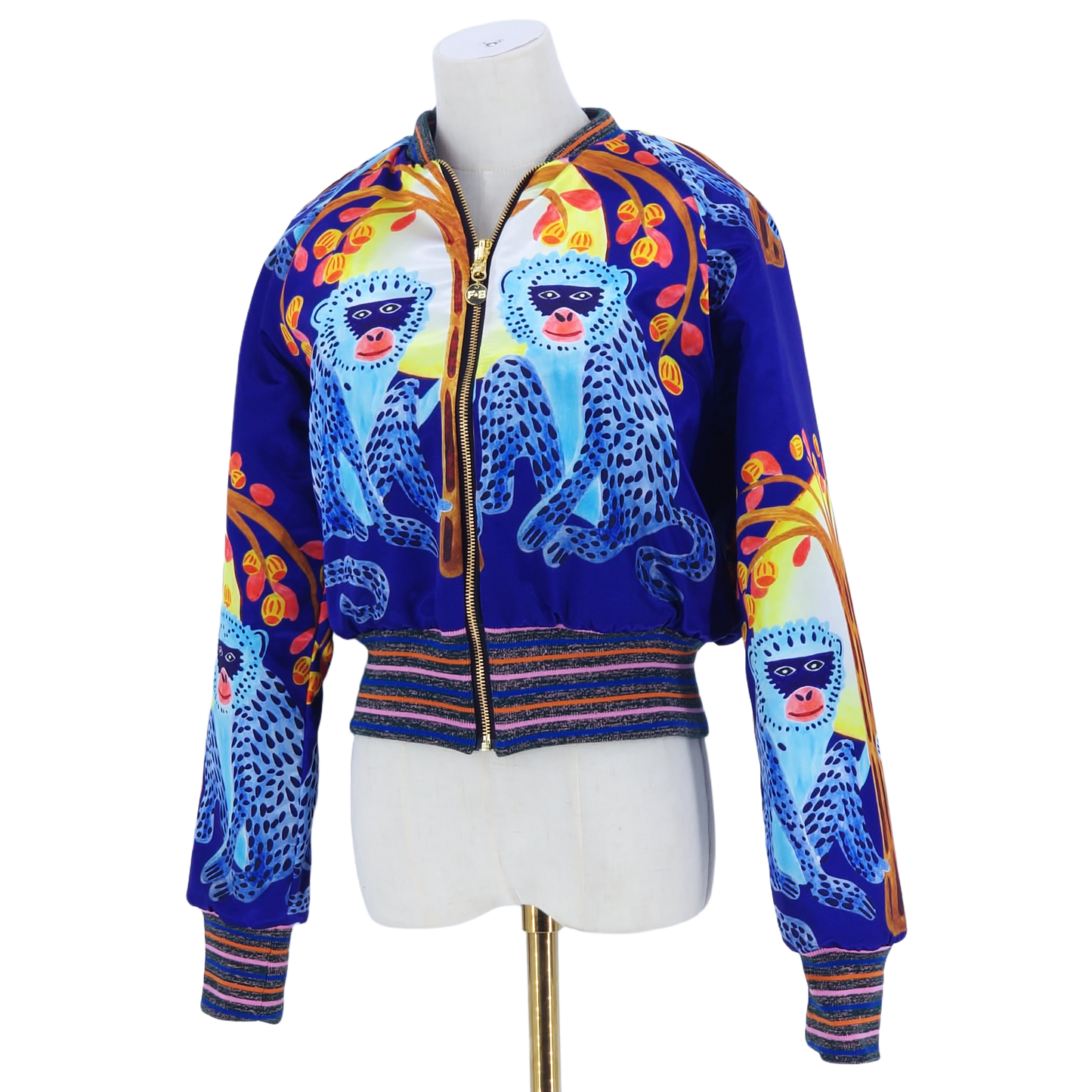 Medium Navy Quilted Velvet