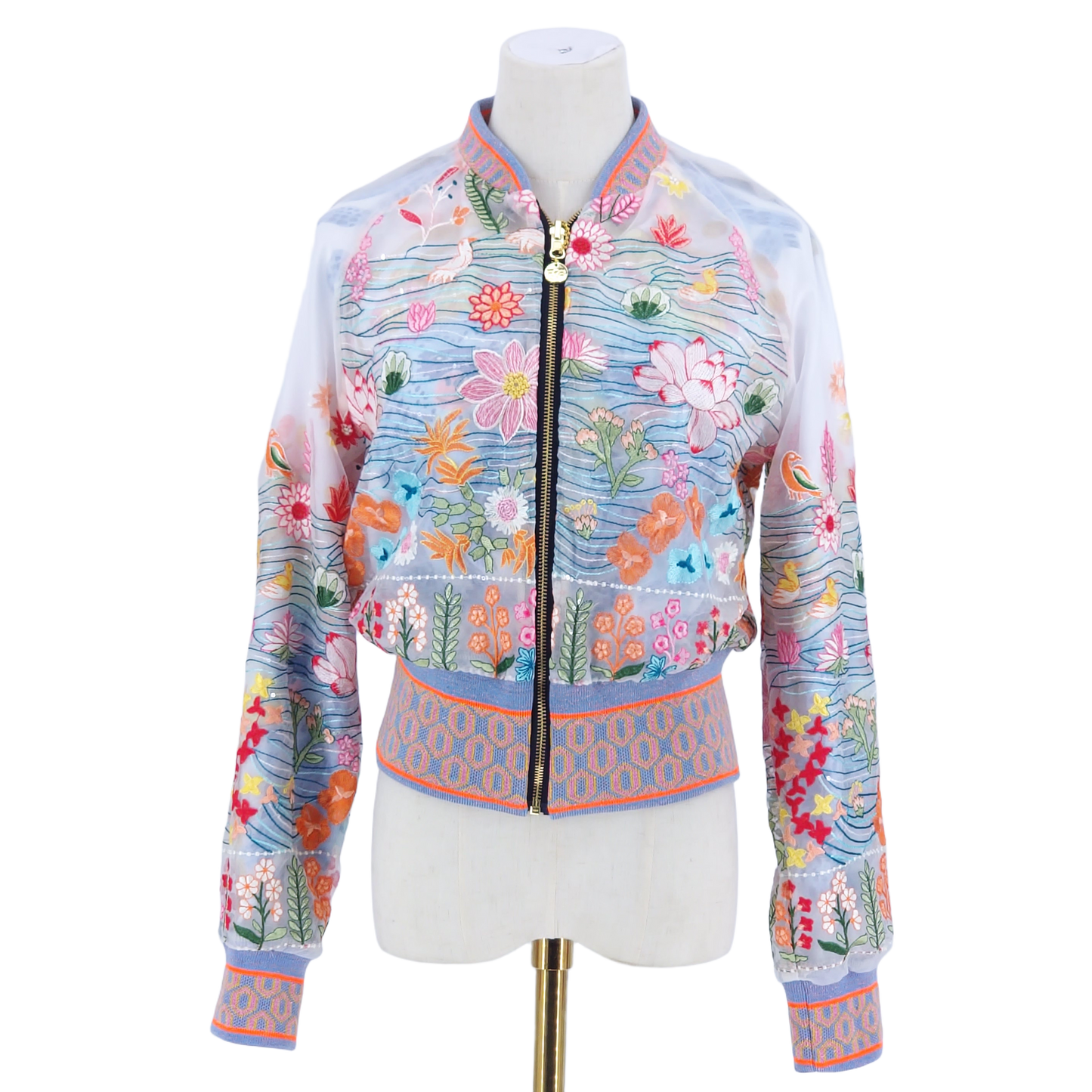 Medium Pond Life Embroidered