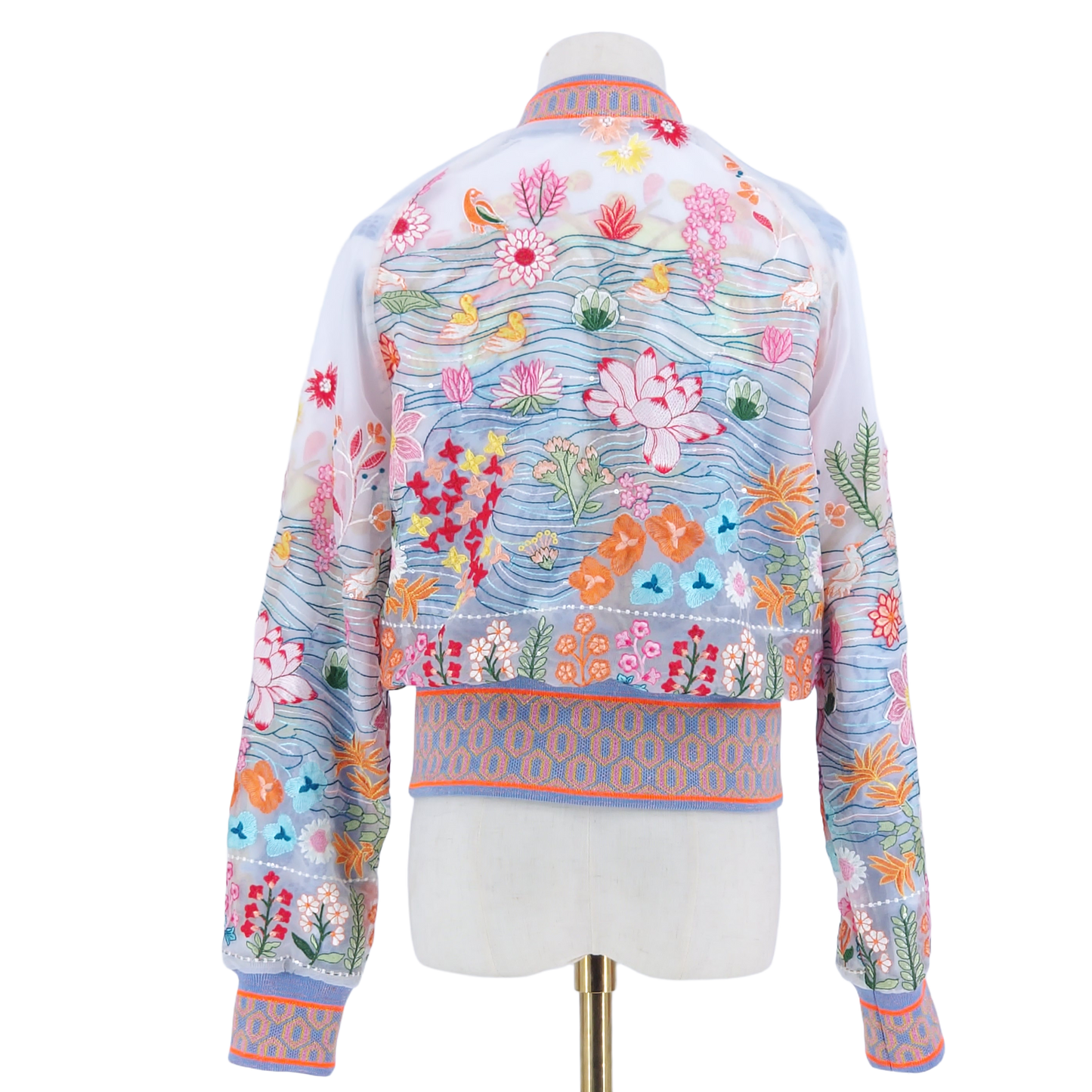 Medium Pond Life Embroidered