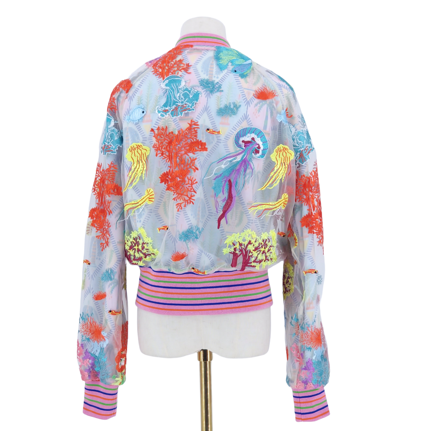 Large Life Aquatic Embroidered