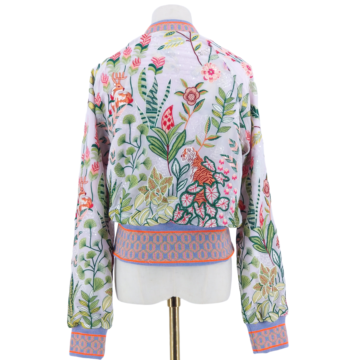 Large Country Life Embroidered