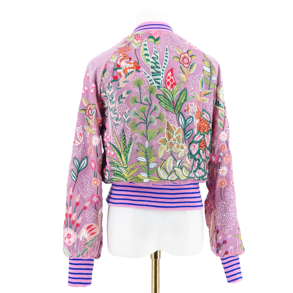 Small Pink Country Life Embroidered