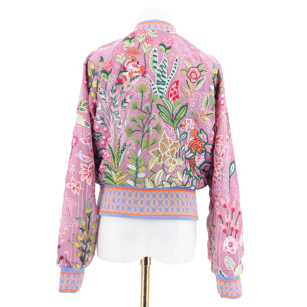 Medium Pink Country Life Embroidered