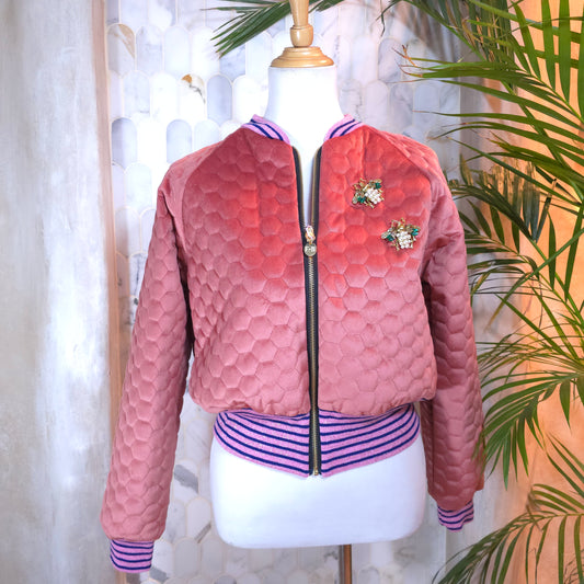 Medium Pink Quilted