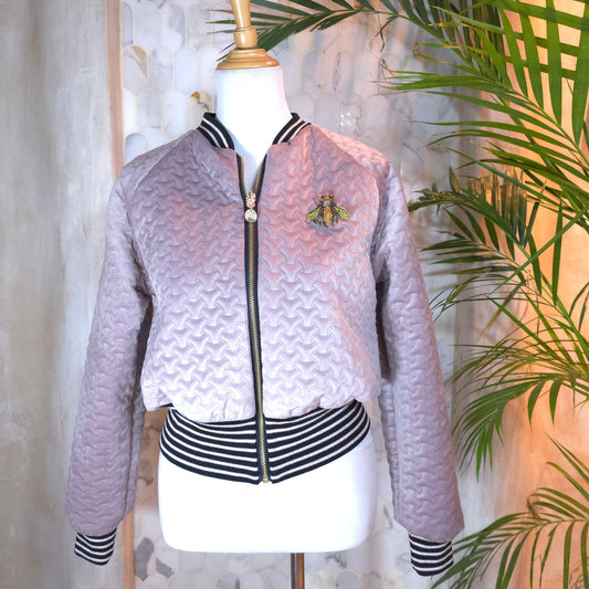 Medium Pale Pink Quilted
