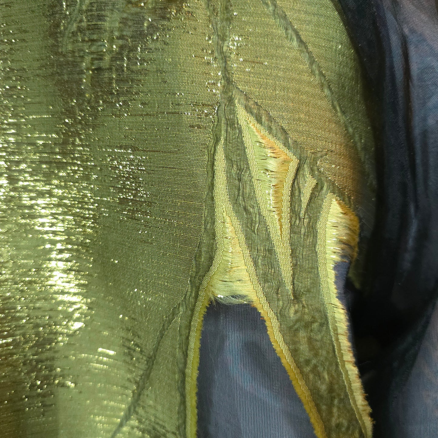 Medium Green Brocade