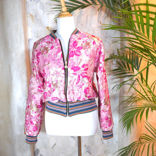 Medium Pink Brocade