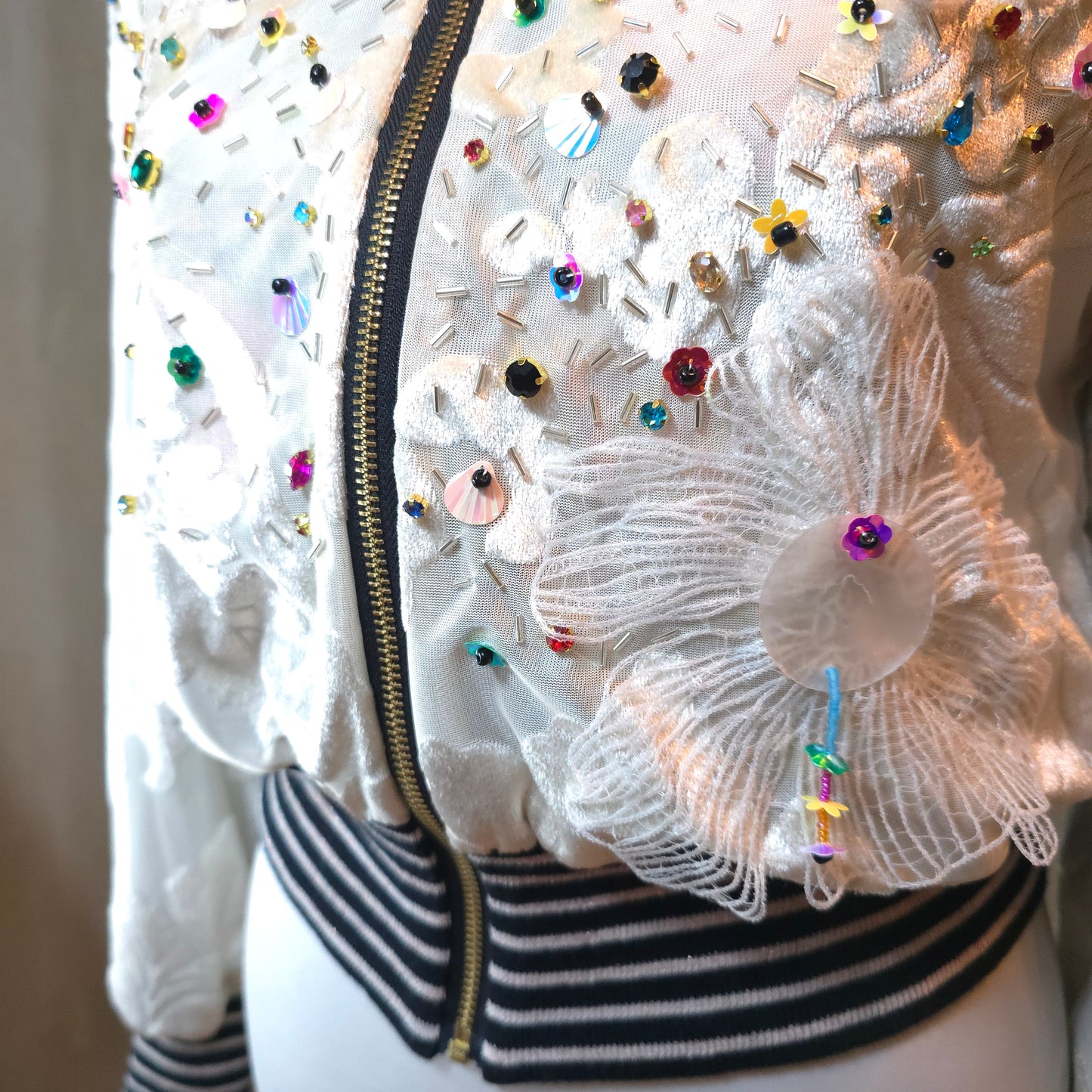 Small Hand Beaded Gems and Shells