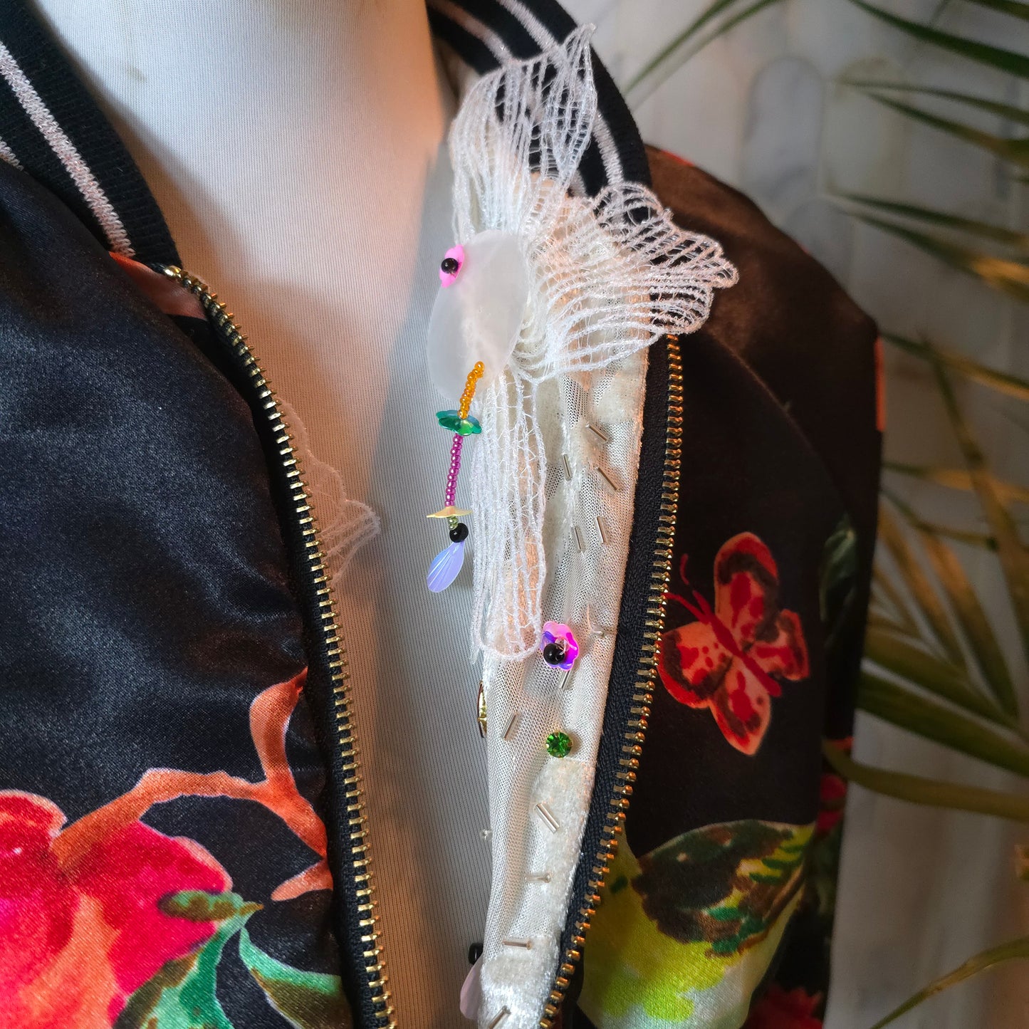 Small Hand Beaded Gems and Shells